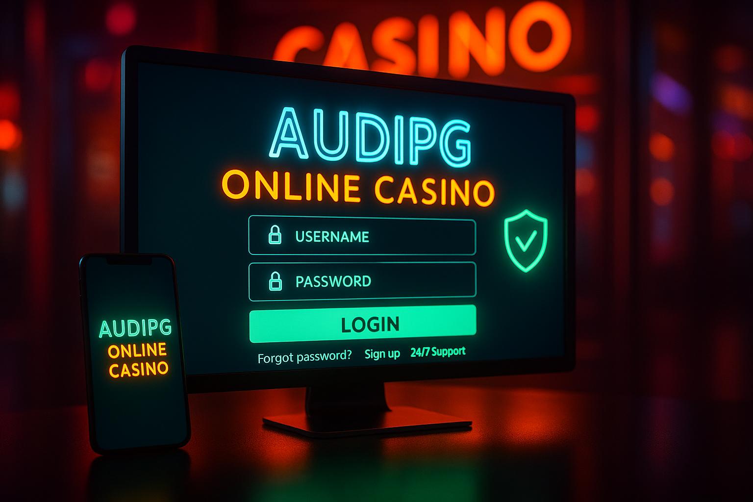 Login no Cassino AUDIPG