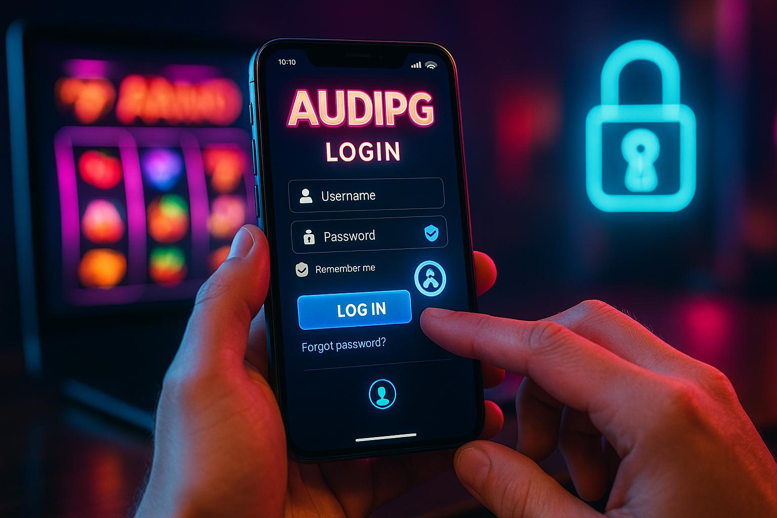 Criar uma nova Conta no plataforma AUDIPG